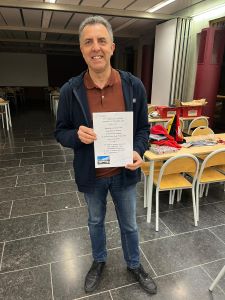 gagnant du grand prix de la tombola, Eric Brulet